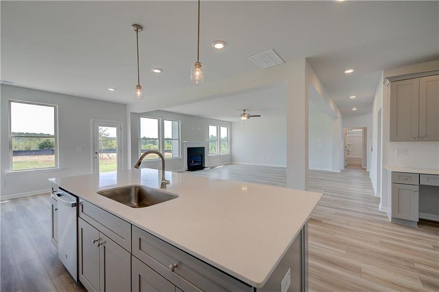 Furnished interior view inside a new home in Brighton, Locust Grove (Image 5). Furnished interior view inside a new home in Brighton, Locust Grove (Image 5).