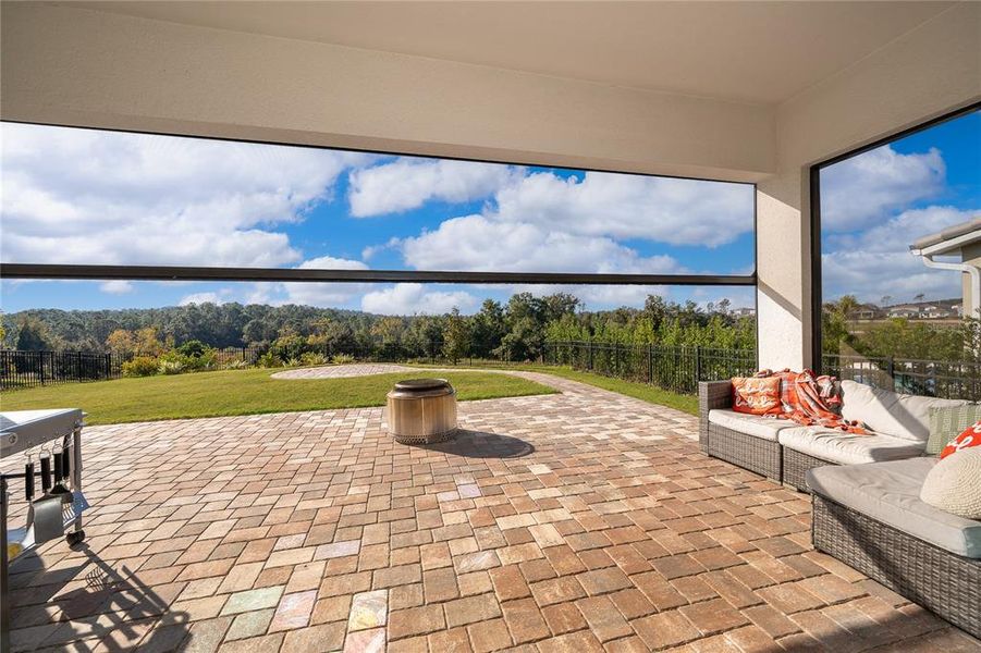 Exterior details and patio area of a home in Bella Collina, Montverde (Image 3). Exterior details and patio area of a home in Bella Collina, Montverde (Image 3).