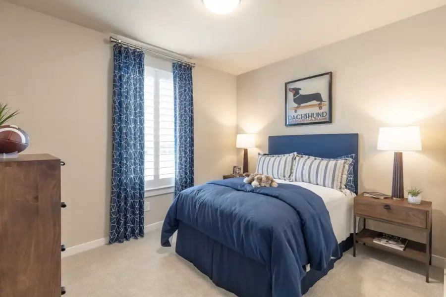 Representative Secondary Bedroom - some options shown Representative Secondary Bedroom - some options shown