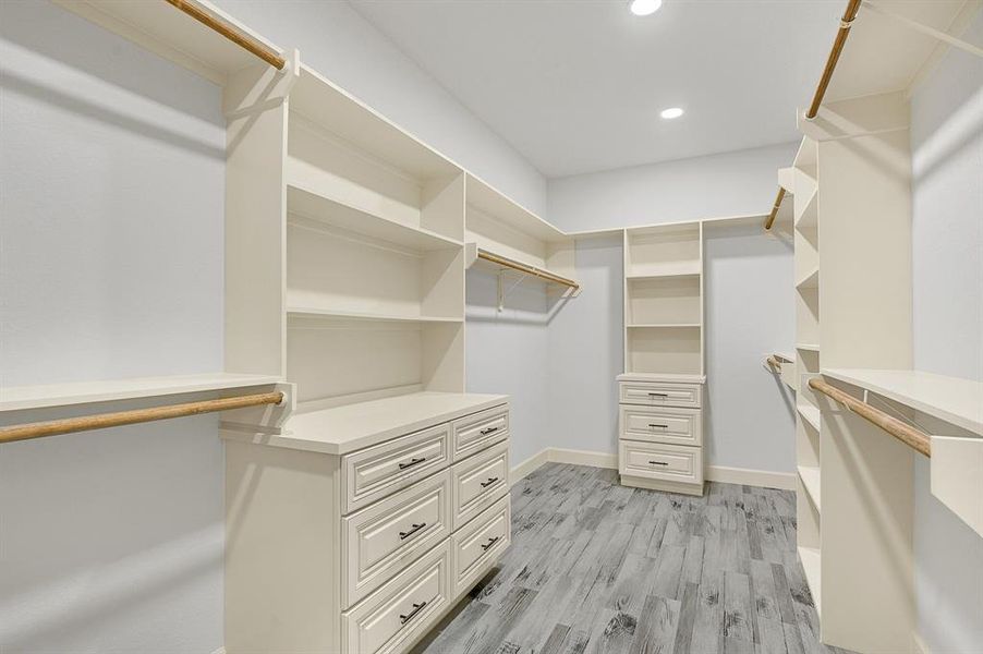 MASSIVE Master closet with built-ins