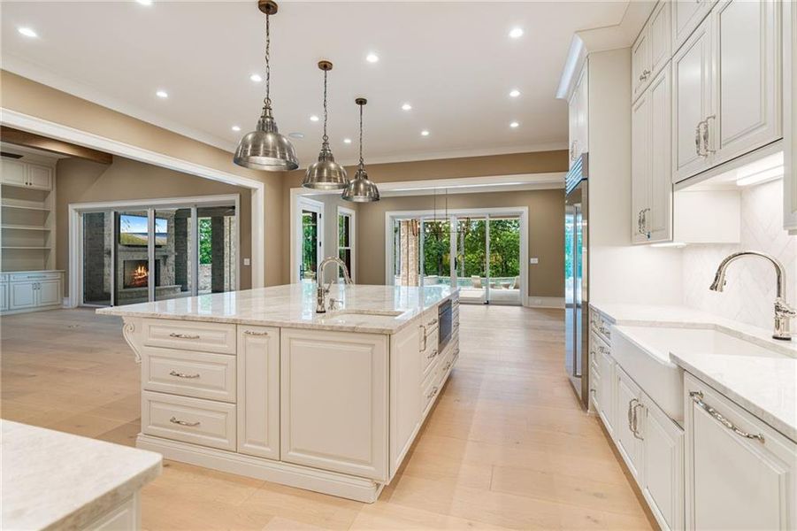 Furnished interior view inside a new home in , Cumming (Image 7).