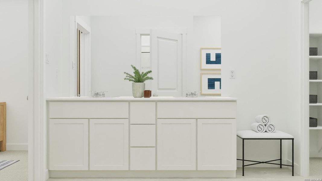 Furnished interior view inside a new home in Brookmill, San Antonio (Image 31).