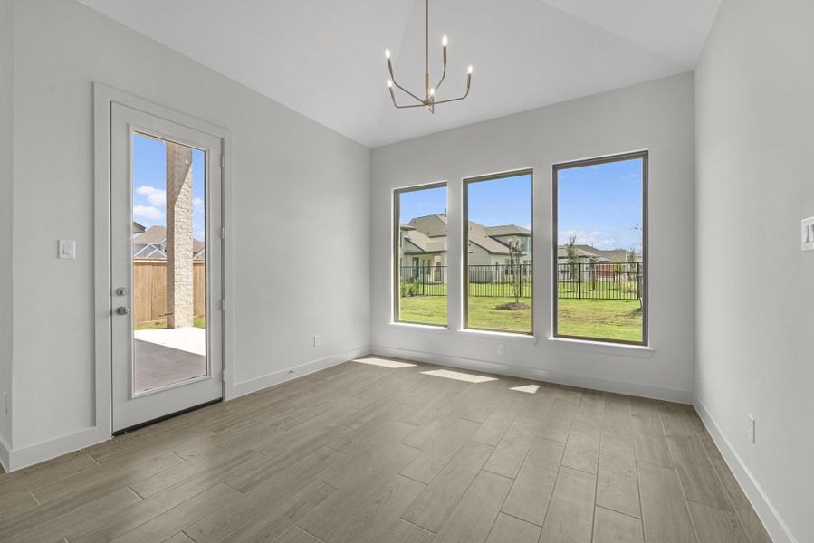 Spacious, unfurnished interior of a new home in Bridgeland, Cypress (Image 12). Spacious, unfurnished interior of a new home in Bridgeland, Cypress (Image 12).