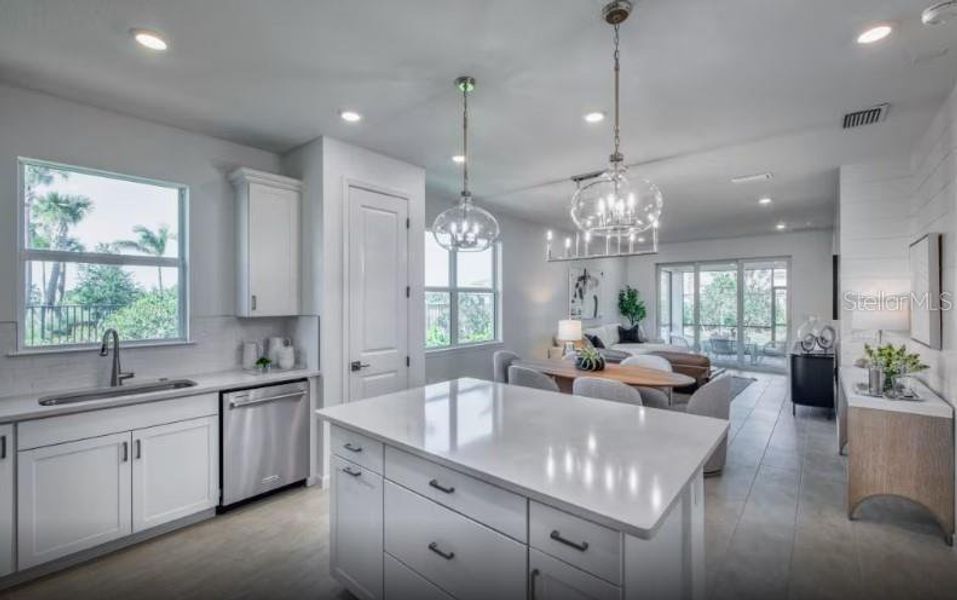 Furnished interior view inside a new home in Shores at Stillwater, Englewood (Image 9).