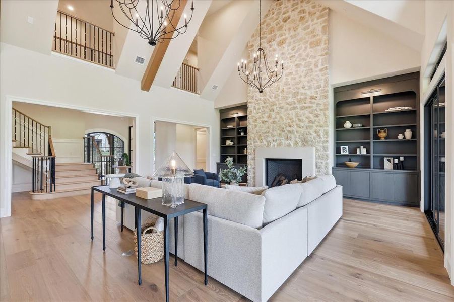 Furnished interior view inside a new home in , Bartonville (Image 6).