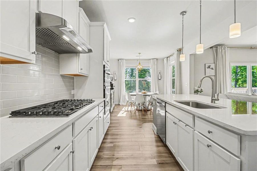 Furnished interior view inside a new home in Carmichael Farms, Canton (Image 13).