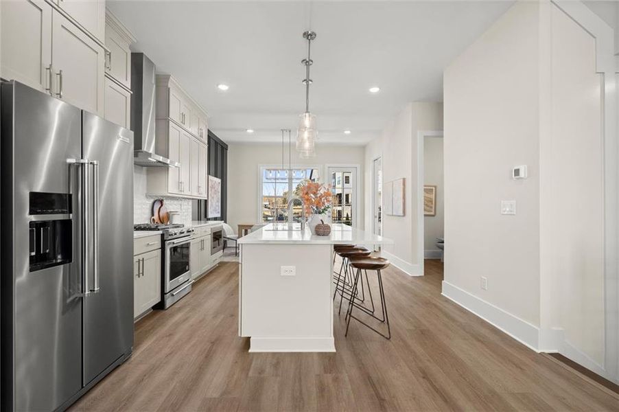 Furnished interior view inside a new home in , Alpharetta (Image 18). Furnished interior view inside a new home in , Alpharetta (Image 18).