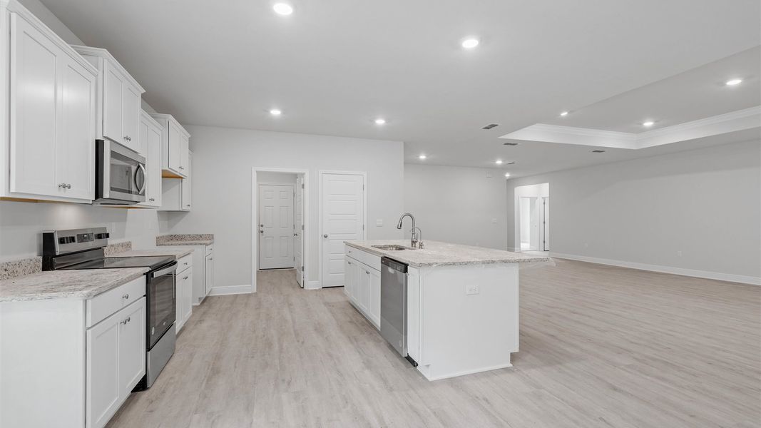 Furnished interior view inside a new home in Greystone, Crawfordville (Image 8).