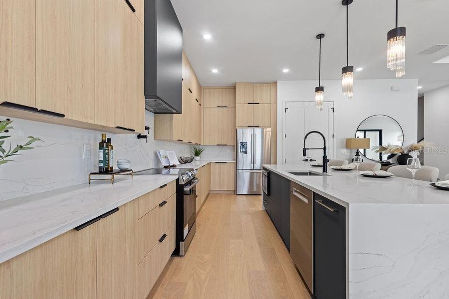 Furnished interior view inside a new home in , Tampa (Image 13). Furnished interior view inside a new home in , Tampa (Image 13).