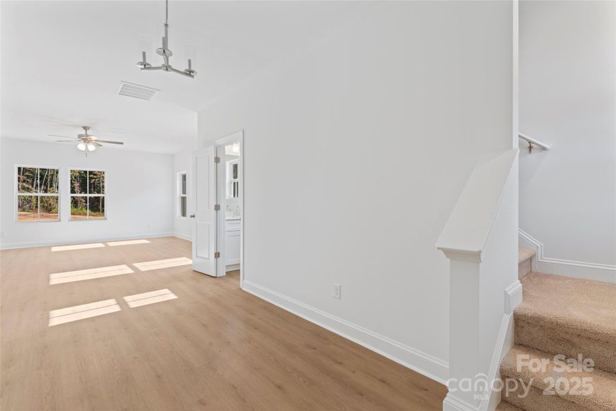 Furnished interior view inside a new home in , Albemarle (Image 9). Furnished interior view inside a new home in , Albemarle (Image 9).