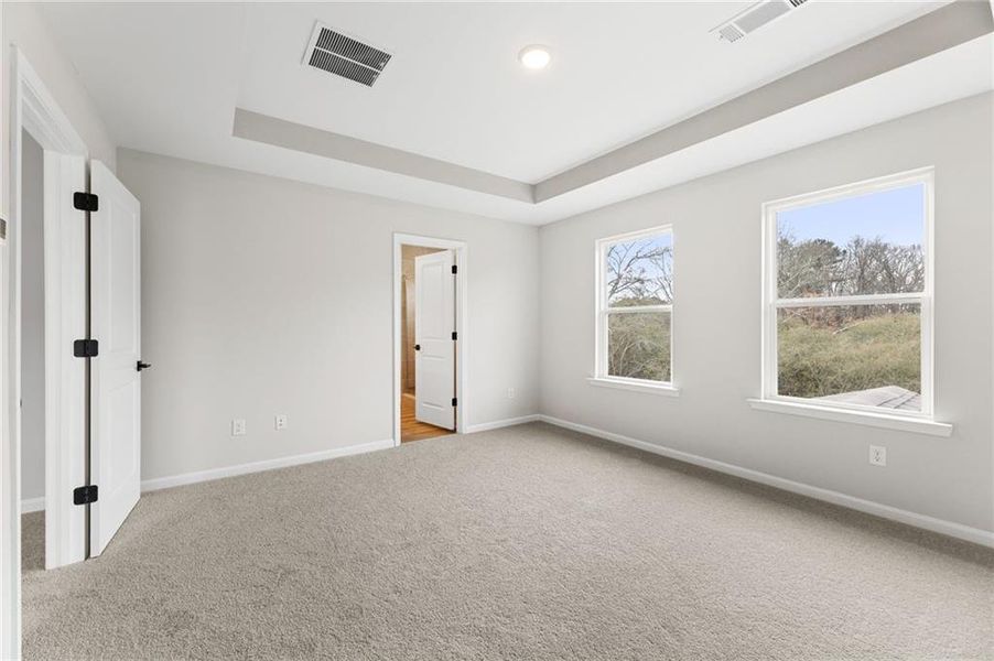 Spacious, unfurnished interior of a new home in The Bluffs, Canton (Image 25). Spacious, unfurnished interior of a new home in The Bluffs, Canton (Image 25).