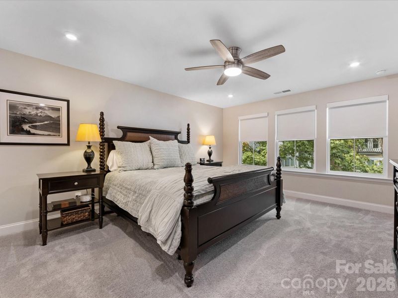 Furnished interior view inside a new home in Towns at Rea Colony, Charlotte (Image 37).