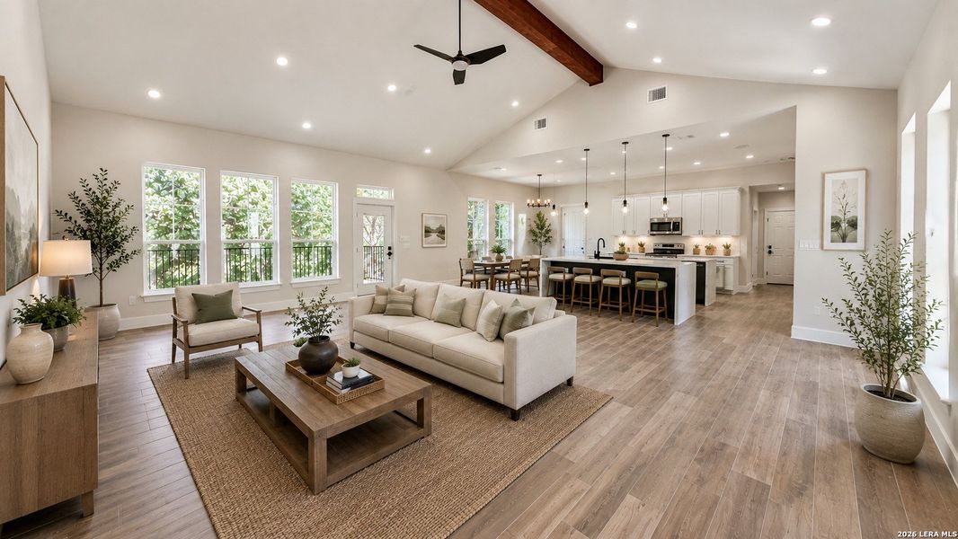 Furnished interior view inside a new home in , Bulverde (Image 11).
