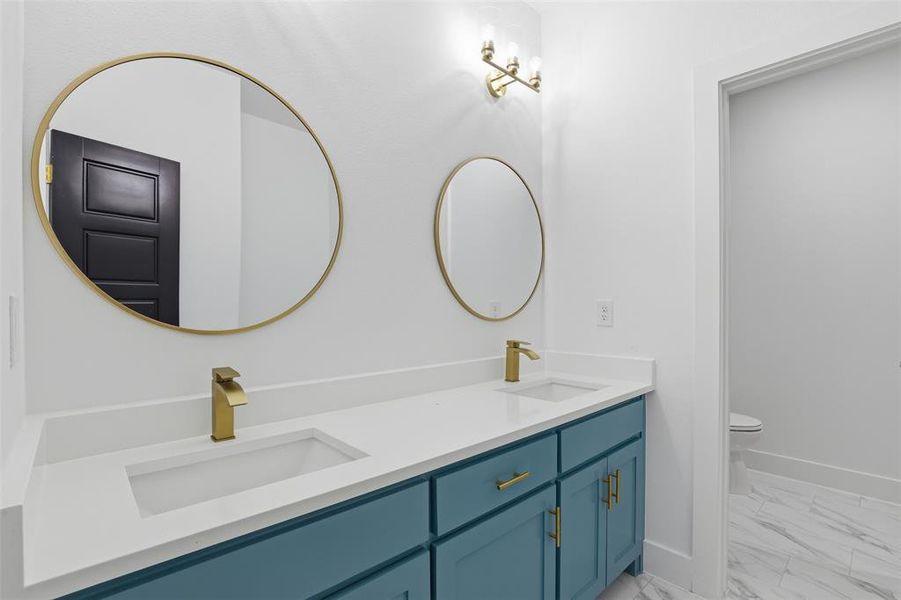 Furnished interior view inside a new home in , Godley (Image 11).