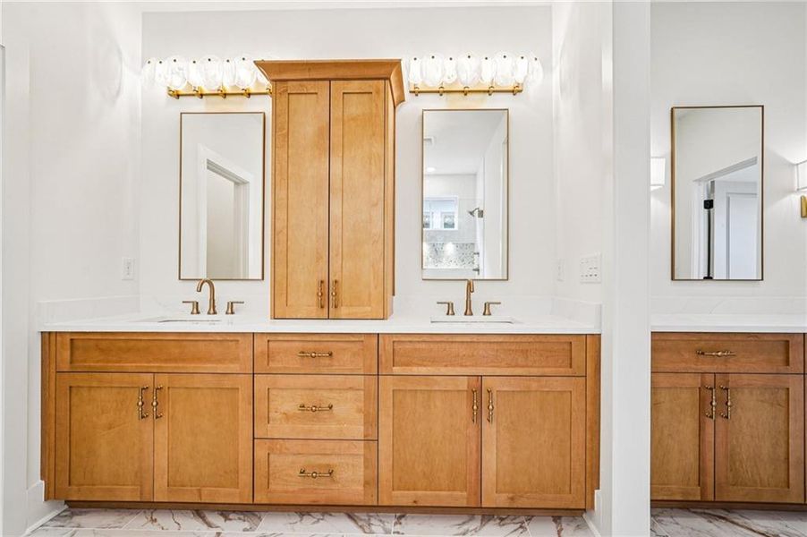 Furnished interior view inside a new home in Park Walke, Alpharetta (Image 8).