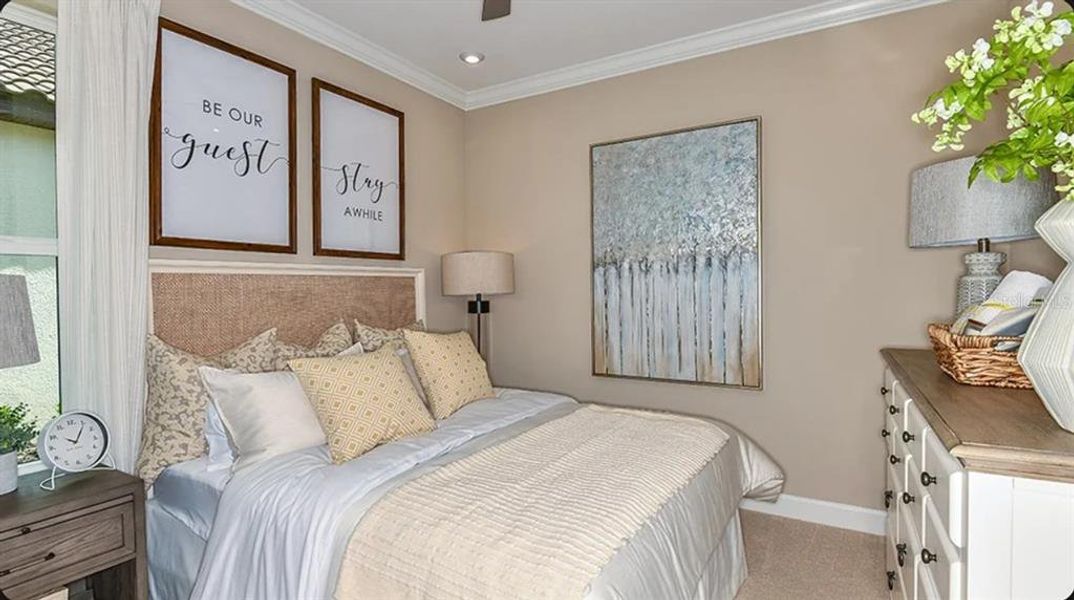 Furnished interior view inside a new home in Esplanade at Wiregrass Ranch, Wesley Chapel (Image 5).