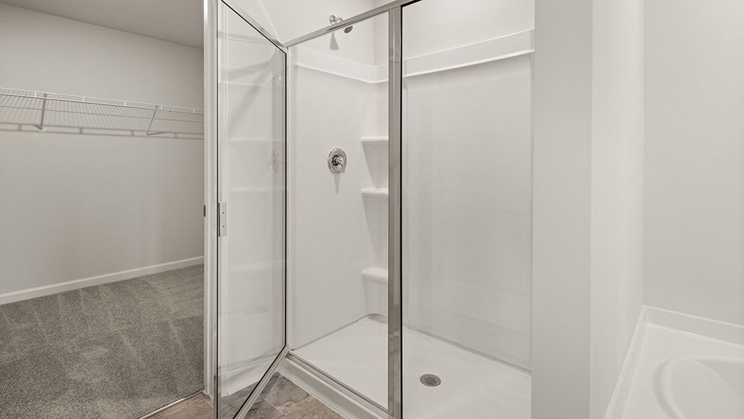 Representative furnished interior of a home built from the PENWELL by D.R. Horton in Palisades, Dallas (Image 33).