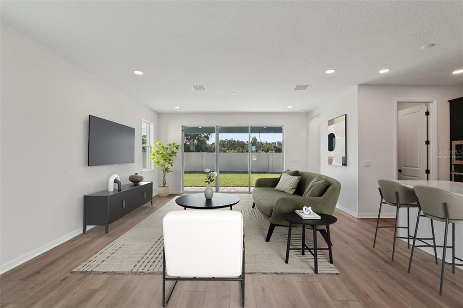 Furnished interior view inside a new home in Primrose at Longleaf, New Port Richey (Image 12).