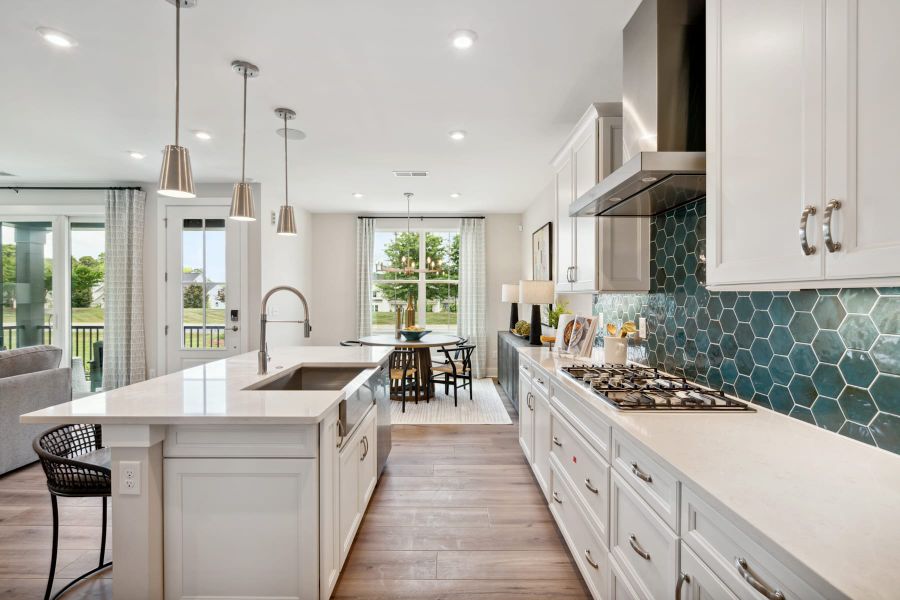 Representative furnished interior of a home built from the Stowe by Tri Pointe Homes in Seven Oaks, Belmont (Image 14).