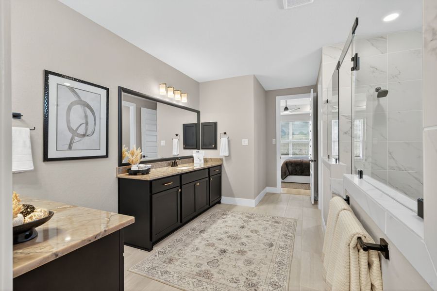 Furnished interior view inside a new home in Country Village Estates, Castroville (Image 26). Furnished interior view inside a new home in Country Village Estates, Castroville (Image 26).