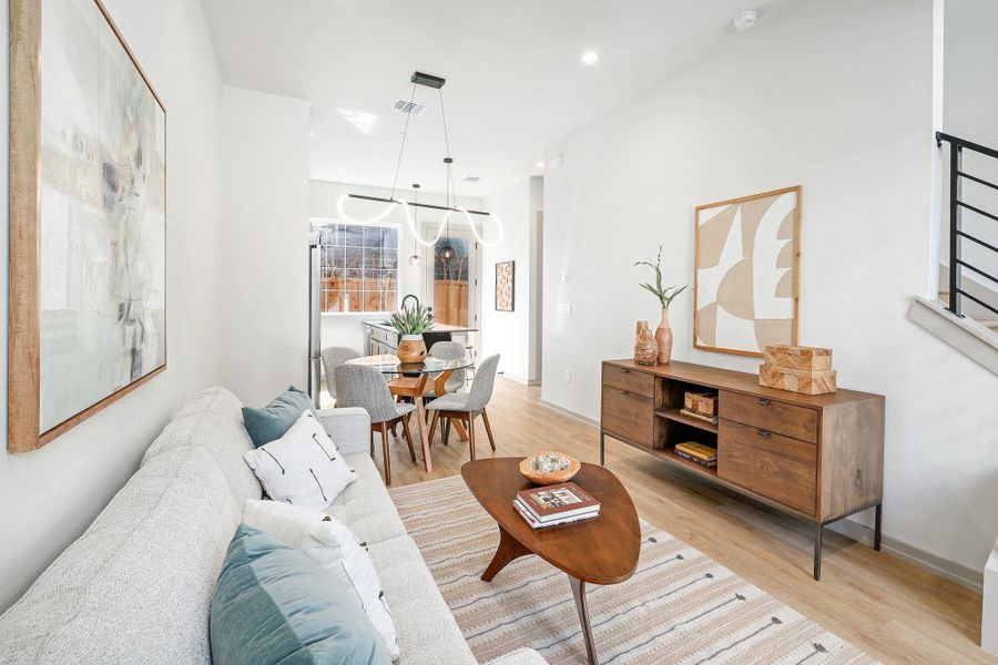 Furnished interior view inside a new home in , Austin (Image 11).