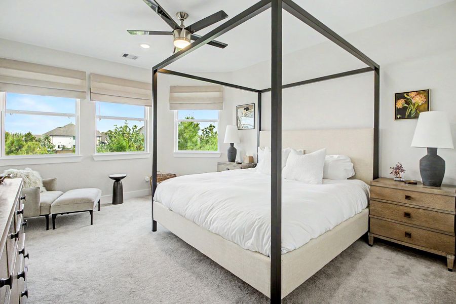 Furnished interior view inside a new home in , Cypress (Image 17).