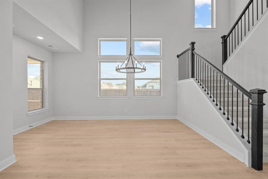 Spacious, unfurnished interior of a new home in Sandbrock Ranch, Aubrey (Image 21). Spacious, unfurnished interior of a new home in Sandbrock Ranch, Aubrey (Image 21).