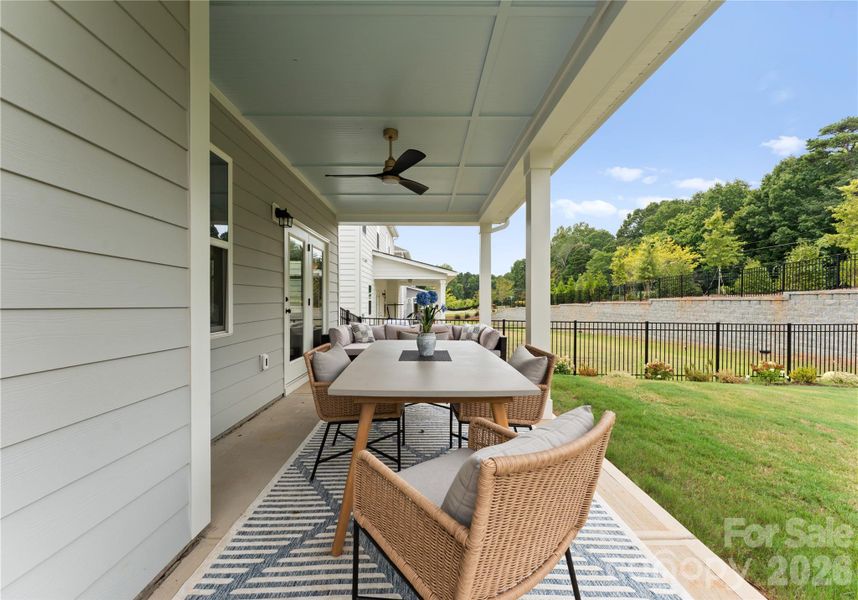 Exterior details and patio area of a home in Avienmore, Charlotte (Image 3). Exterior details and patio area of a home in Avienmore, Charlotte (Image 3).