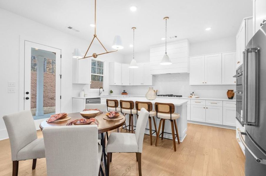 Furnished interior view inside a new home in , Canton (Image 47).
