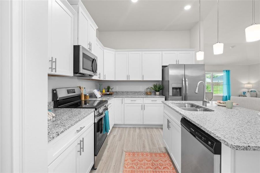Furnished interior view inside a new home in Briarwood, Alachua (Image 4).