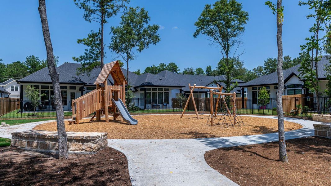 Sundew Park is a smaller, more intimate version of Mirror Lake Park, offering a green space, playground, and a covered pavilion.