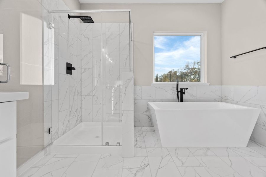 Furnished interior view inside a new home in , Houston (Image 16).