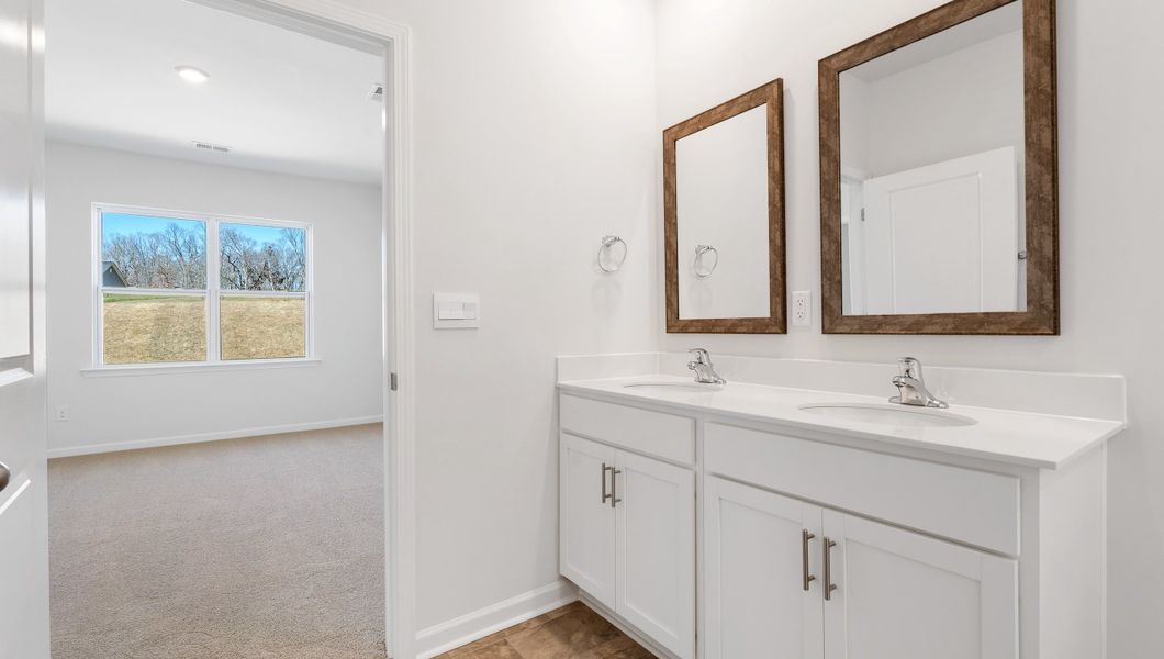 Representative furnished interior of a home built from the Cali by D.R. Horton in Harrison Valley, Fountain Inn (Image 13). Representative furnished interior of a home built from the Cali by D.R. Horton in Harrison Valley, Fountain Inn (Image 13).