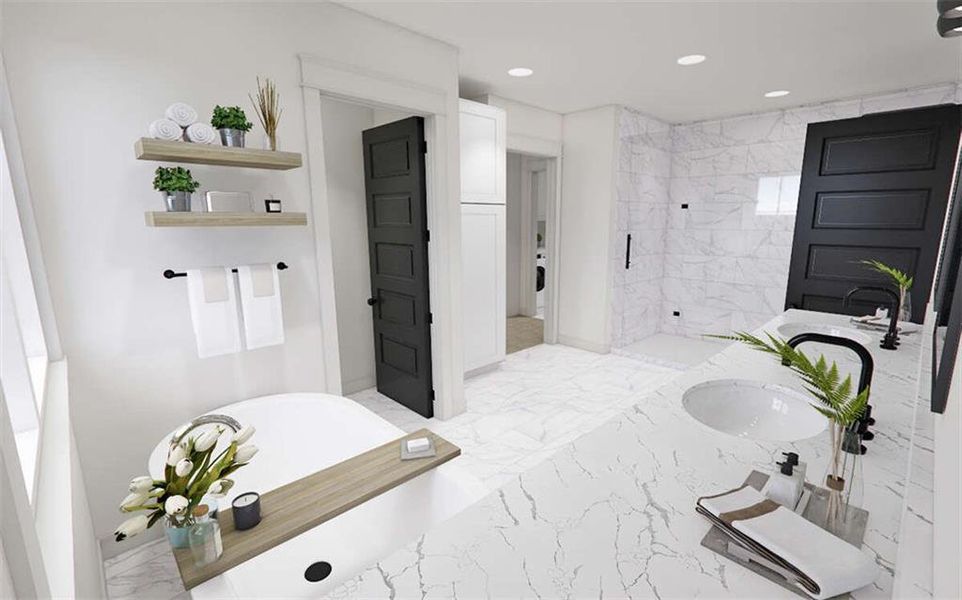 Furnished interior view inside a new home in , Acworth (Image 22).