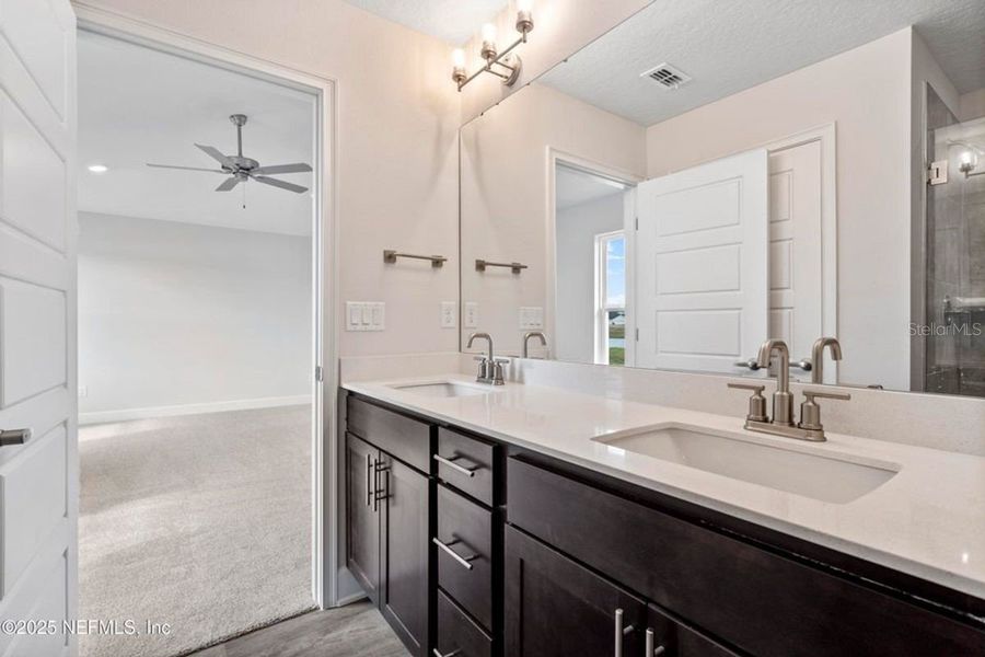 Furnished interior view inside a new home in Palm Coast, Palm Coast (Image 8). Furnished interior view inside a new home in Palm Coast, Palm Coast (Image 8).