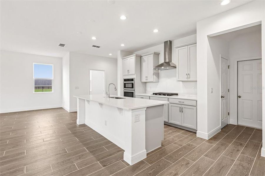 Furnished interior view inside a new home in Park View at the Hills, Minneola (Image 13).