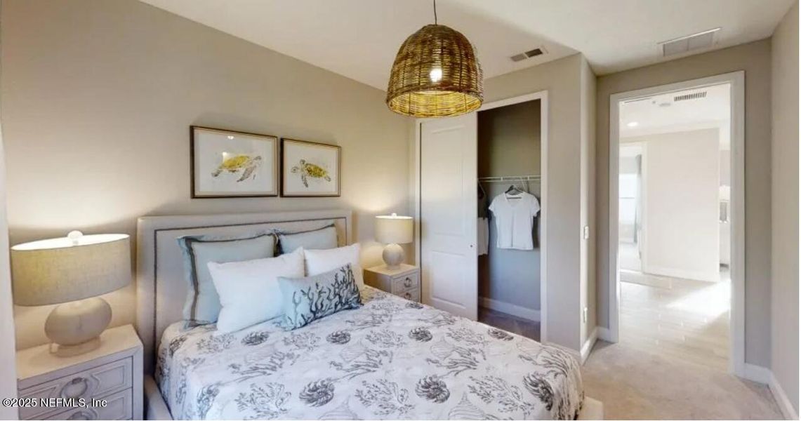 Furnished interior view inside a new home in Edenbrooke at Hyland Trail | 55+: Edenbrooke at Hyland Trail 50s, Green Cove Springs (Image 4). Furnished interior view inside a new home in Edenbrooke at Hyland Trail | 55+: Edenbrooke at Hyland Trail 50s, Green Cove Springs (Image 4).