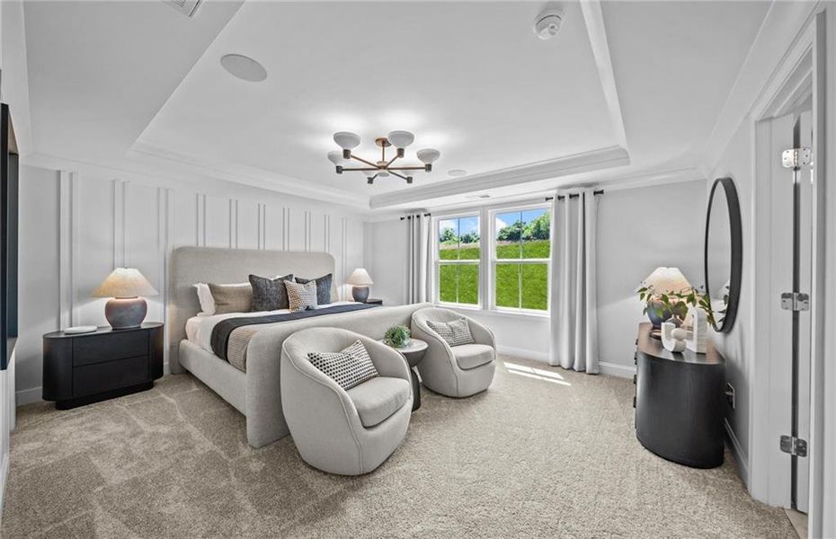 Furnished interior view inside a new home in Linden Grove, Powder Springs (Image 12).