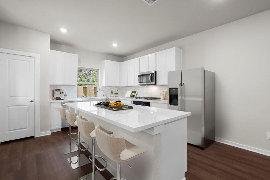 Furnished interior view inside a new home in Westridge Cove, Panorama Village (Image 5). Furnished interior view inside a new home in Westridge Cove, Panorama Village (Image 5).