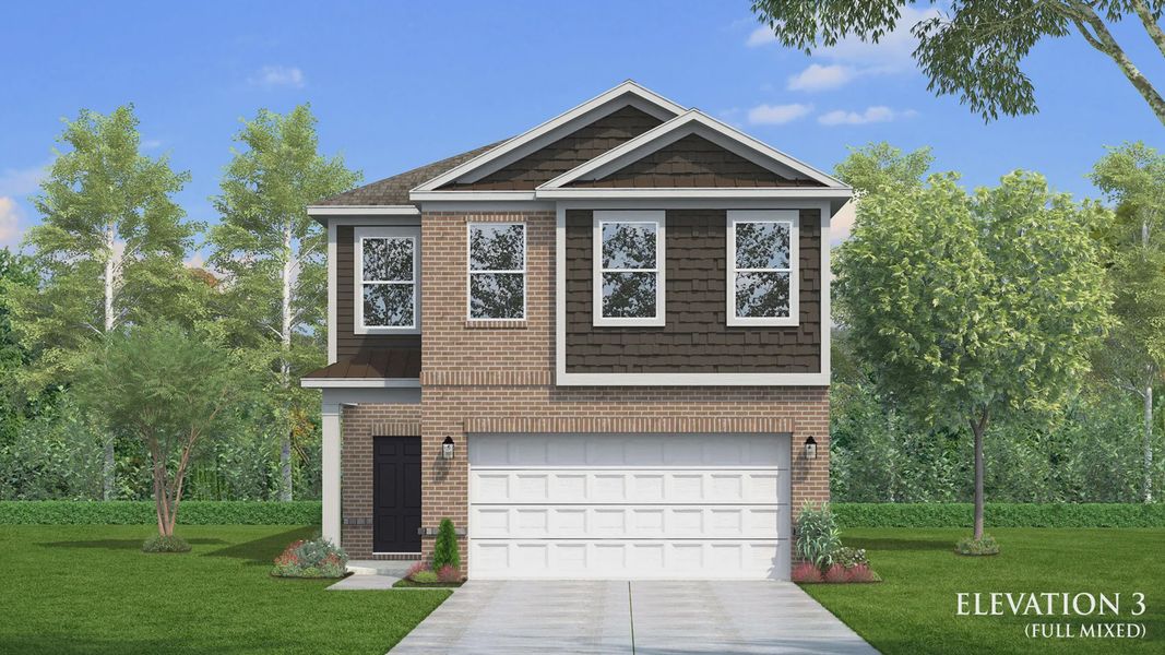 DRB Homes Juniper Elevation 3 Full Mixed