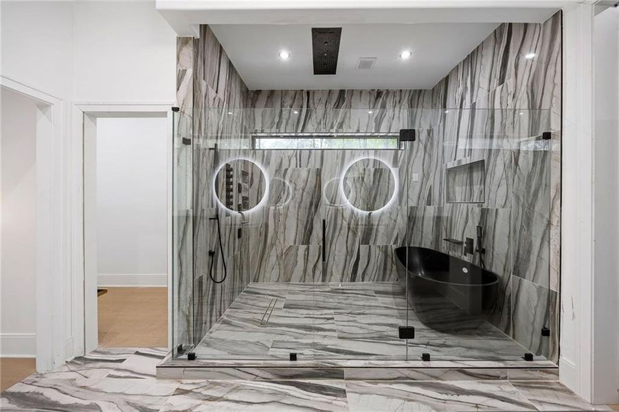 Furnished interior view inside a new home in , Alpharetta (Image 36).