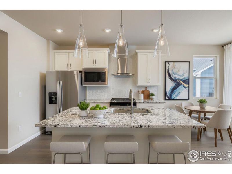 Furnished interior view inside a new home in Waterfield - Single Family Homes, Fort Collins (Image 15).