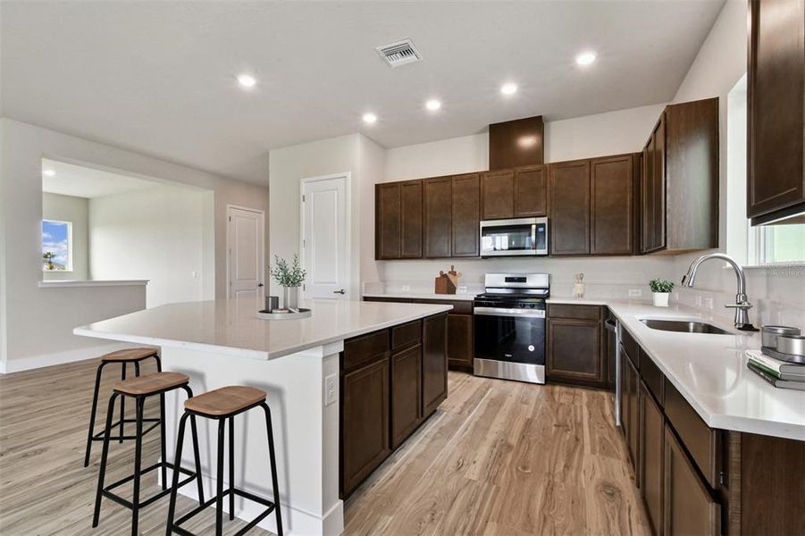 Furnished interior view inside a new home in Waterset Classic Series, Apollo Beach (Image 6).