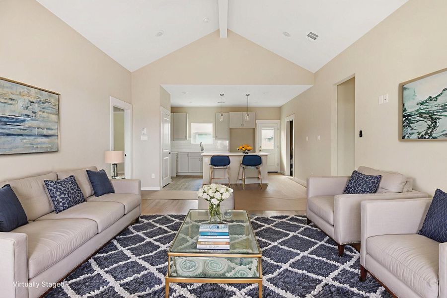 room digitally staged