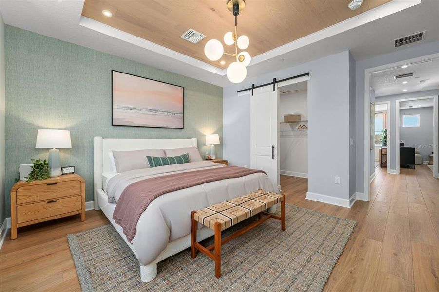Furnished interior view inside a new home in EvenTide, New Smyrna Beach (Image 29).