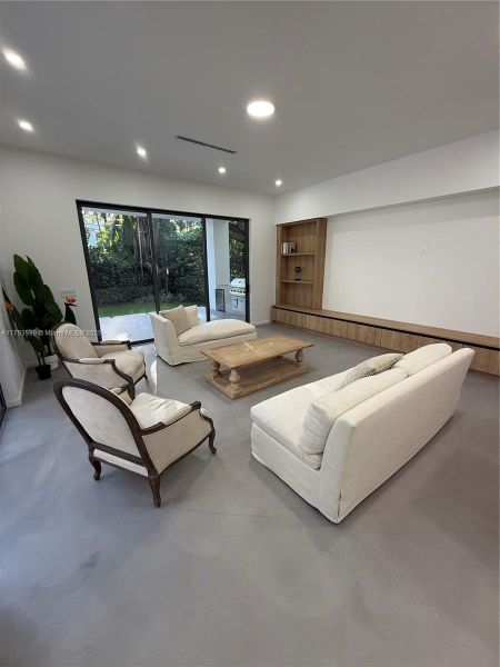 Furnished interior view inside a new home in , Miami (Image 8).