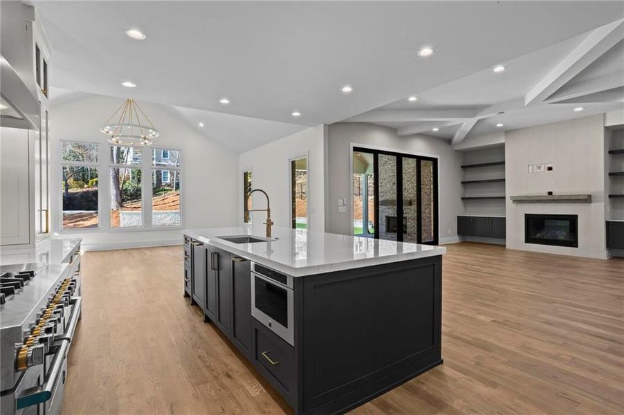 Furnished interior view inside a new home in , Atlanta (Image 11).