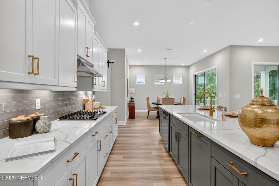 Furnished interior view inside a new home in RiverTown - WaterSong, St. Johns (Image 14).