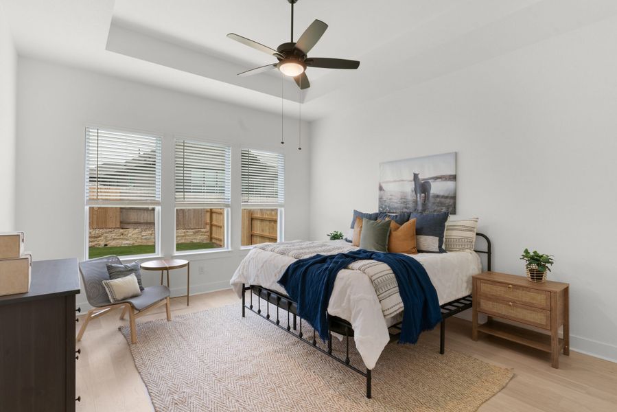 Furnished interior view inside a new home in Lariat, Liberty Hill (Image 8). Furnished interior view inside a new home in Lariat, Liberty Hill (Image 8).