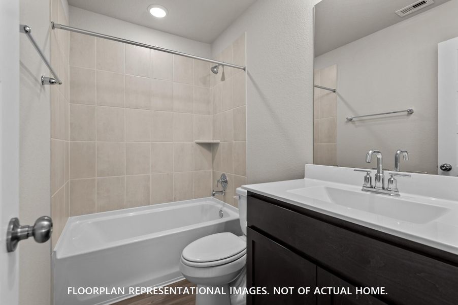 Furnished interior view inside a new home in Indian Springs, Crosby (Image 7).